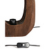 Light&Living Tafellamp Kelafo | Hout | Chocolade Bruin | H30 cm