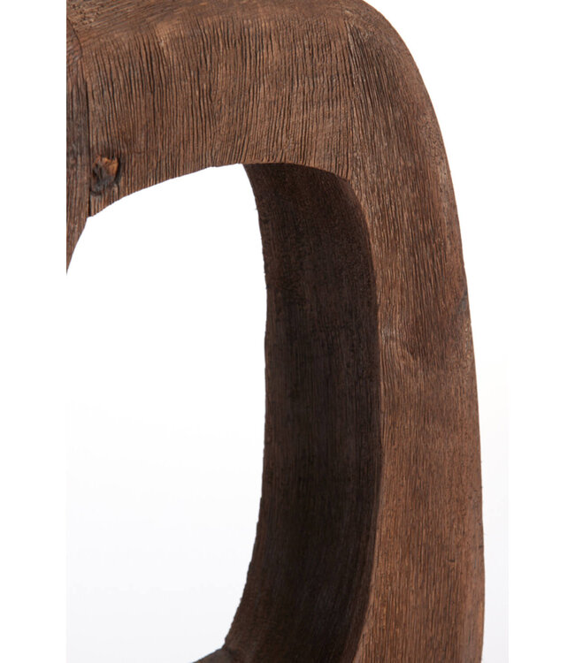 Light&Living Tafellamp Kelafo | Hout | Chocolade Bruin | H40 cm