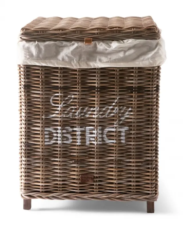 Rivièra Maison Wasmand Laundry District | Rattan | H70xB55xD55 cm
