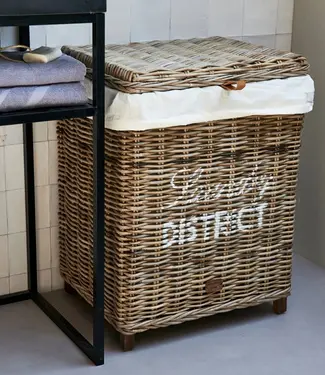 Rivièra Maison Wasmand Laundry District | Rattan | H70xB55xD55 cm