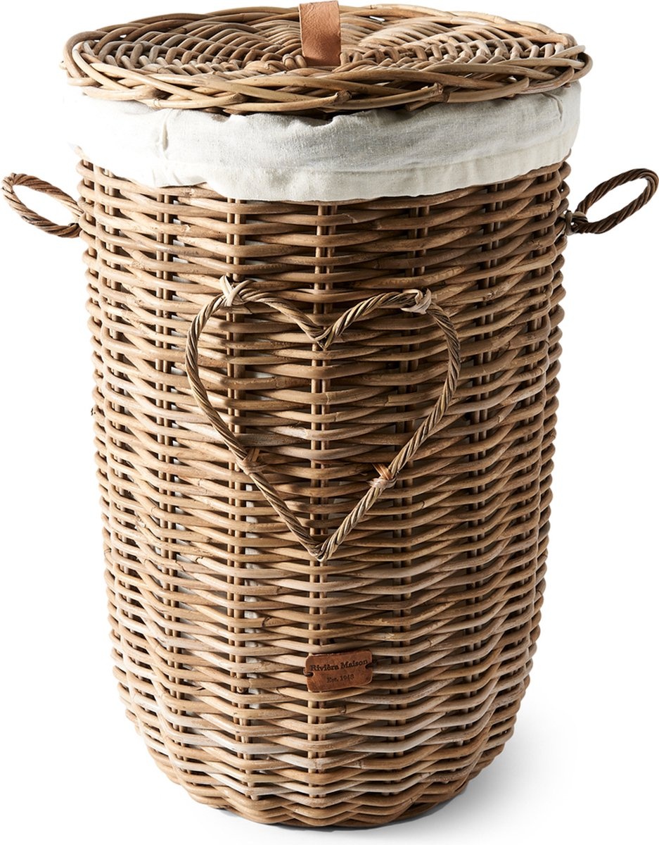 Rivièra Maison Wasmand Hart | Rattan | H64 x D41 cm