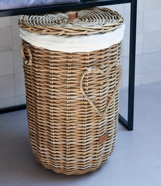 Rivièra Maison Wasmand Hart | Rattan | H64 x D41 cm