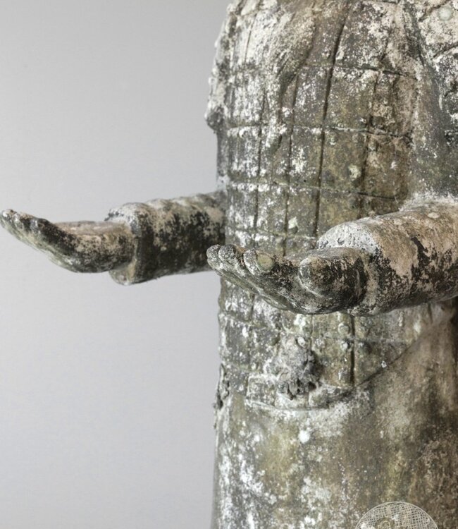 Be-Uniq Oud Verweerd Beeld | Krijger | H62 x B47 x D50 cm