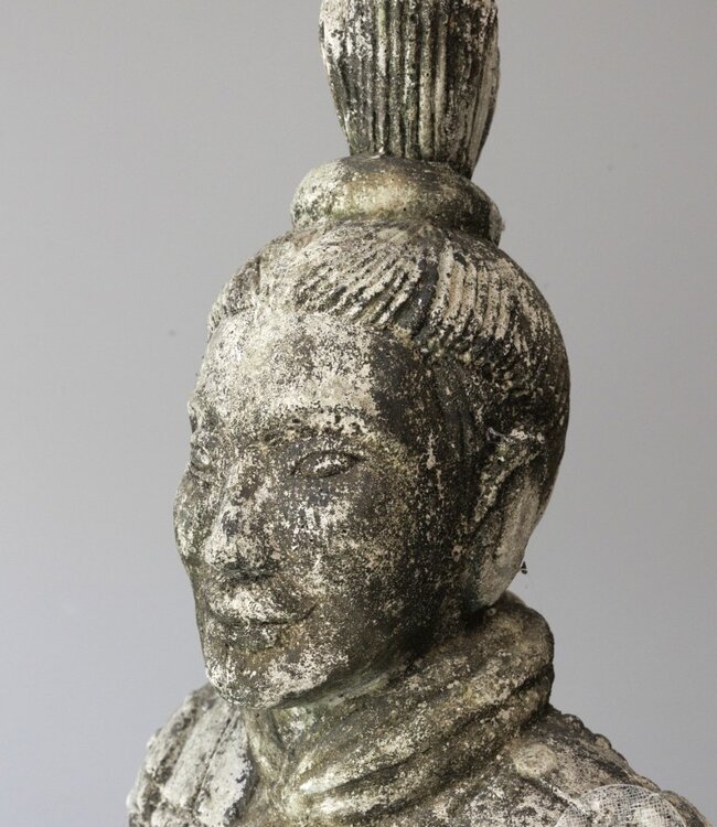 Be-Uniq Oud Verweerd Beeld | Krijger | H62 x B47 x D50 cm