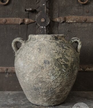 Be-Uniq Oude Verweerde Pot | Indonesie | H28 x B30 x D29 cm