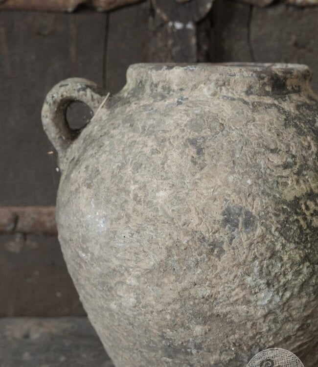 Be-Uniq Oude Verweerde Pot | Indonesie | H28 x B30 x D29 cm