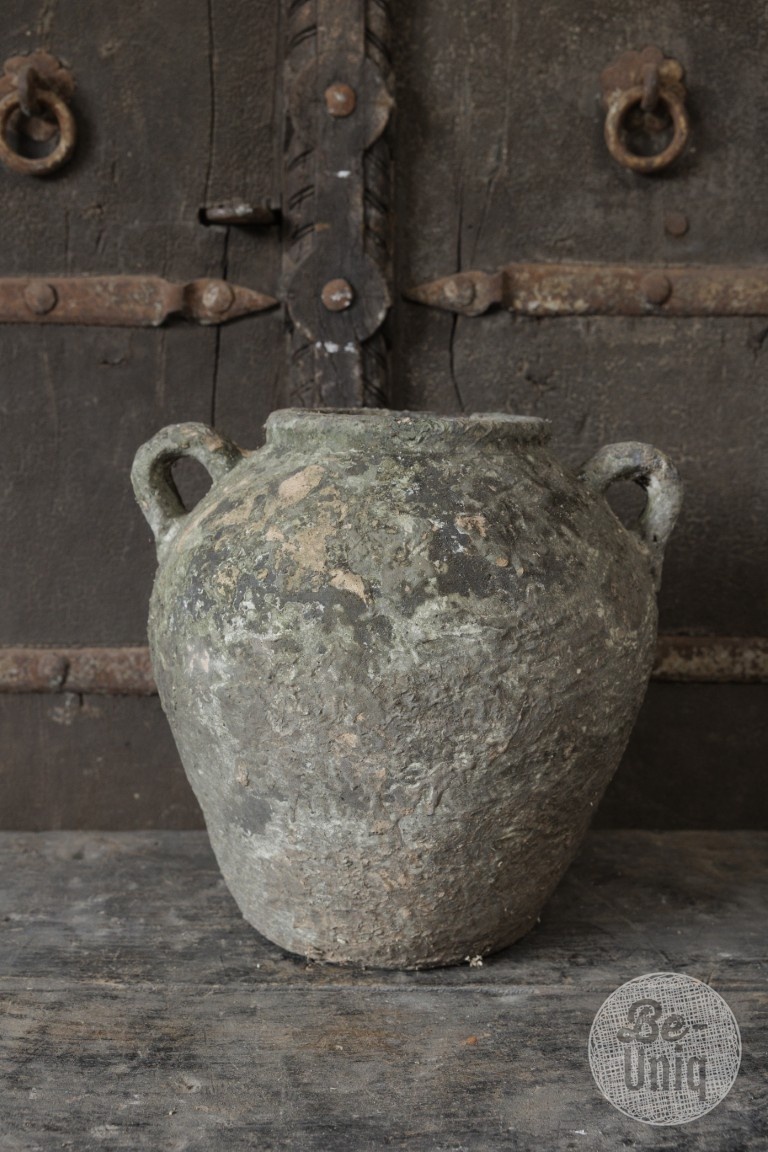 Be-Uniq Oude Verweerde Pot | Indonesie | H28 x D30 cm