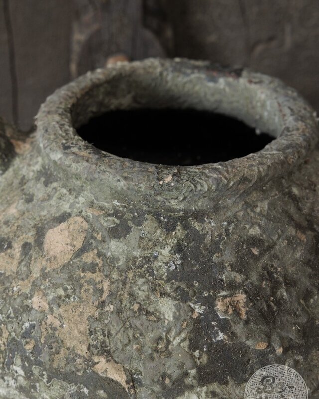 Be-Uniq Oude Verweerde Pot | Indonesie | H28 x D30 cm
