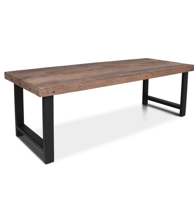 Rene Houtman Eettafel Bassano | Naturel | B240xH95xD77 cm