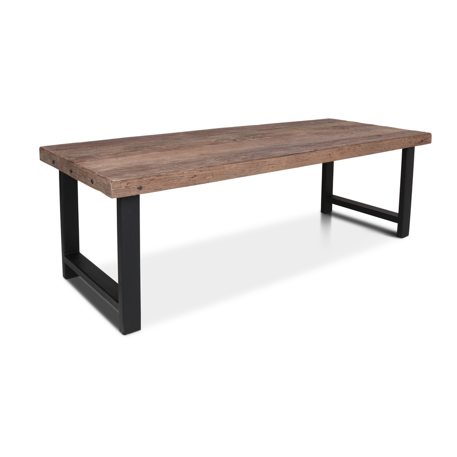 Rene Houtman Eettafel Barrano | Naturel | B240xH95xD77 cm