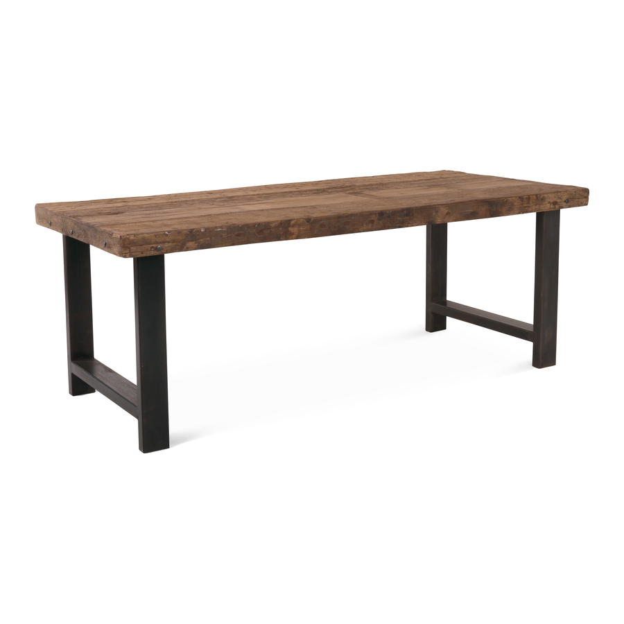 Rene Houtman Eettafel Barrano | Naturel | B200xH95xD77 cm
