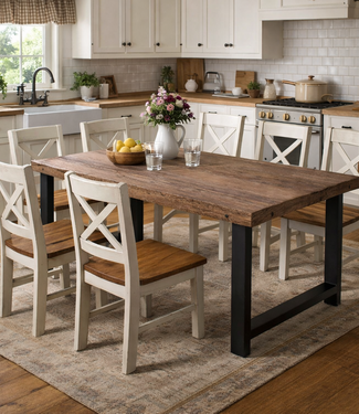 Rene Houtman Eettafel Barrano | Naturel | B240xH95xD77 cm