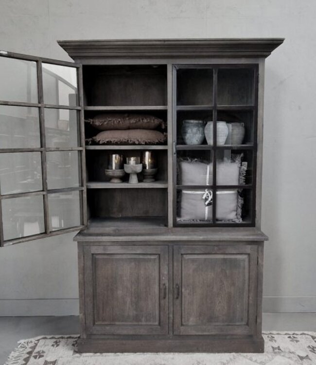 Luksa Home Collection Vitrinekast Rani 4D | H220xB140xD50 cm