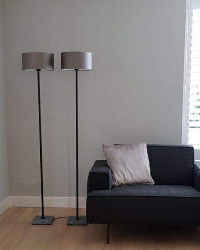 Luksa Home Collection Vloerlamp Sofie Op Natuurstenen Voet | H155 cm