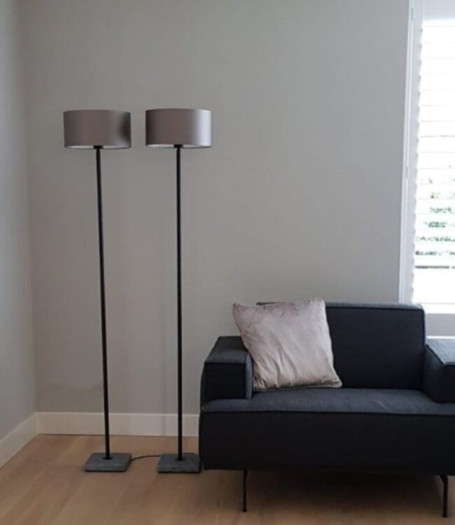 Luksa Home Collection Vloerlamp Sofie Op Natuurstenen Voet | H155 cm