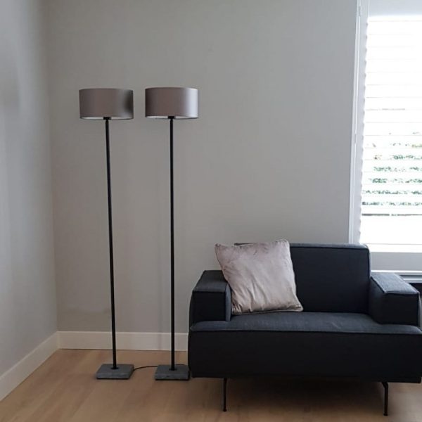 Luksa Home Collection Vloerlamp Sofie Op Natuurstenen Voet | H155 cm