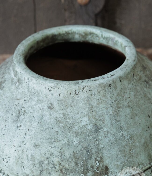 Be-Uniq Oude Verweerde Pot | Indonesie | H25 x D30 cm