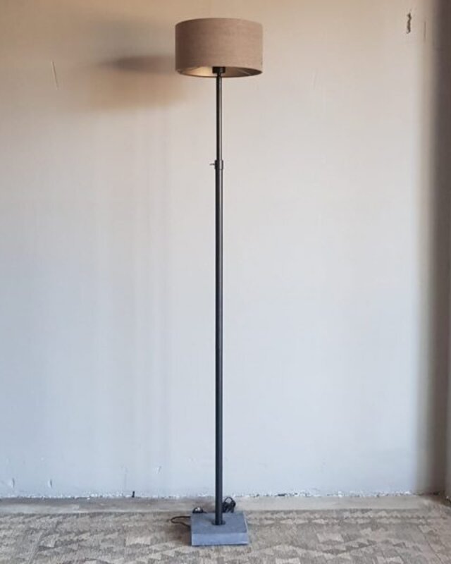 Luksa Home Collection Vloerlamp Thijs Op Natuurstenen Voet | H145-190 cm
