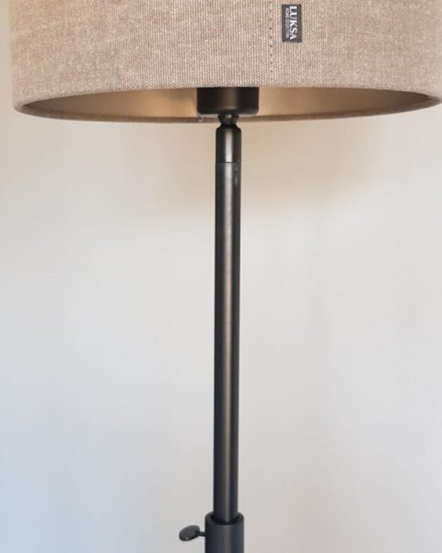 Luksa Home Collection Vloerlamp Thijs Op Natuurstenen Voet | H145-190 cm