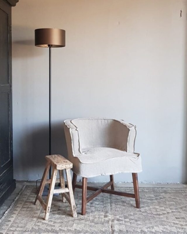 Luksa Home Collection Vloerlamp Thijs Op Natuurstenen Voet | H145-190 cm