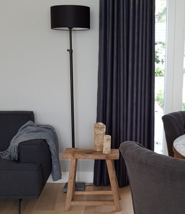 Luksa Home Collection Vloerlamp Thijs Op Natuurstenen Voet | H145-190 cm