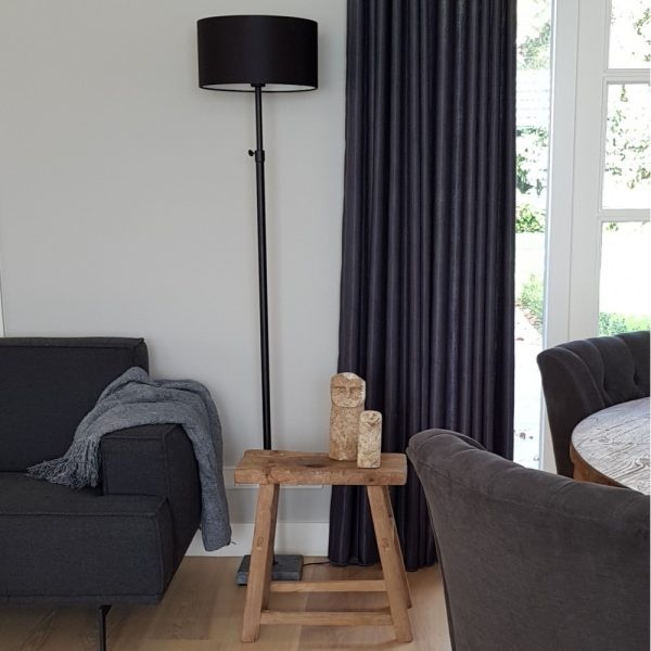 Luksa Home Collection Vloerlamp Thijs Op Natuurstenen Voet | H145-190 cm