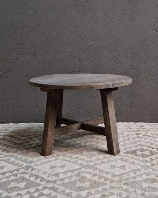 Luksa Home Collection Salontafel Jie | Antique Grey | H42 x D65 cm