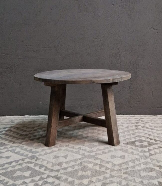 Luksa Home Collection Salontafel Jie | Antique Grey | H42 x D65 cm