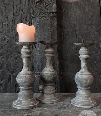 Be-Uniq Kandelaar | Old Barn | Set Van 4 |  H27 x B12 x D12 cm