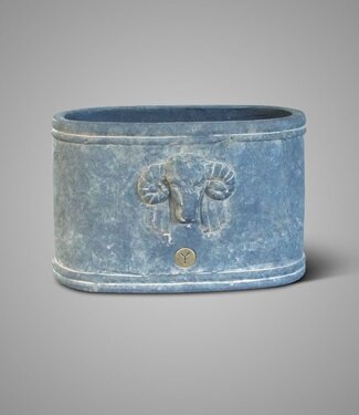 Brynxz Plantenbak Ovaal Met Ramskop | H25 x B40 x D24 cm