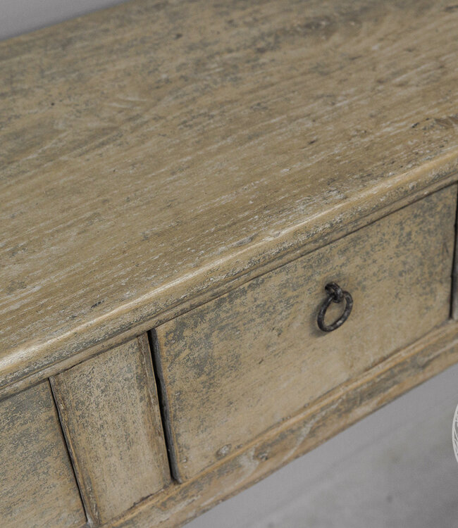 Be-Uniq Oude Wandtafel | 5 Lades | H85 x B209 x D36 cm