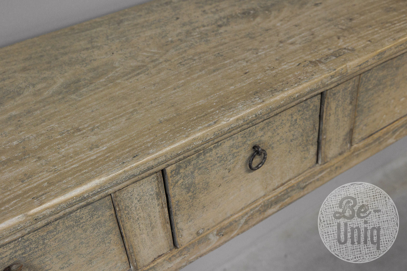 Be-Uniq Oude Wandtafel | 5 Lades | H85 x B209 x D36 cm