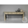 Oude Wandtafel | 5 Lades | H85 x B209 x D36 cm