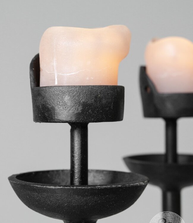 Be-Uniq Smeedijzeren Vloerkandelaar | H103 x B10 x D10