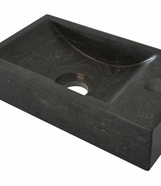 Wiesbaden Raw Fontein | Rechts | Hardsteen | Gezoet | H36 x B18 x  D9 cm