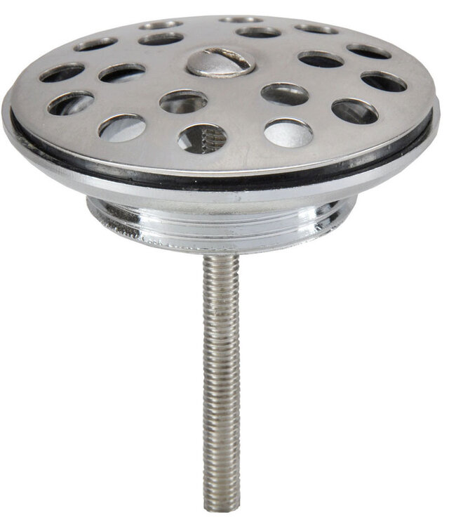 Wiesbaden Korv Open Afvoerplug | Rooster | Chroom