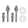 Plugboutset Voor Wastafel | 2 Stuks | 10 x 110 mm