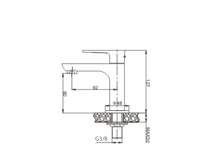 Wiesbaden Casma Fonteinkraan | Chroom | 1/2 "