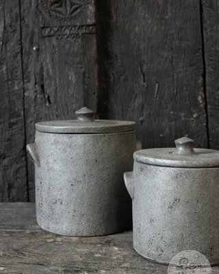 Be-Uniq Pot | Set van 2 | Large | Elephant Collection | H25 x D22 cm