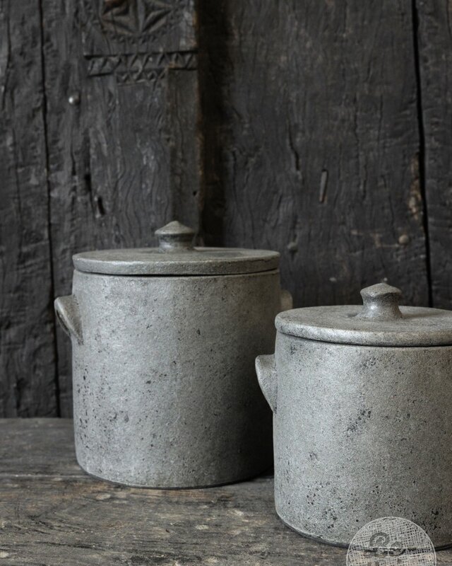 Be-Uniq Pot | Set van 2 | Large | Elephant Collection | H25 x D22 cm
