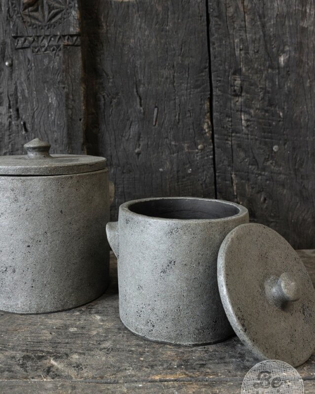 Be-Uniq Pot | Set van 2 | Large | Elephant Collection | H25 x D22 cm