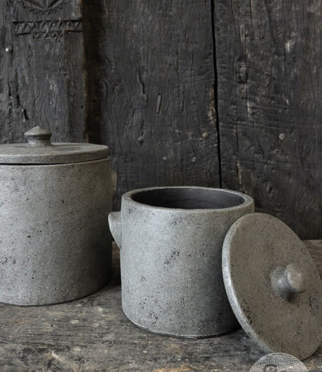 Be-Uniq Pot | Set van 2 | Large | Elephant Collection | H25 x D22 cm