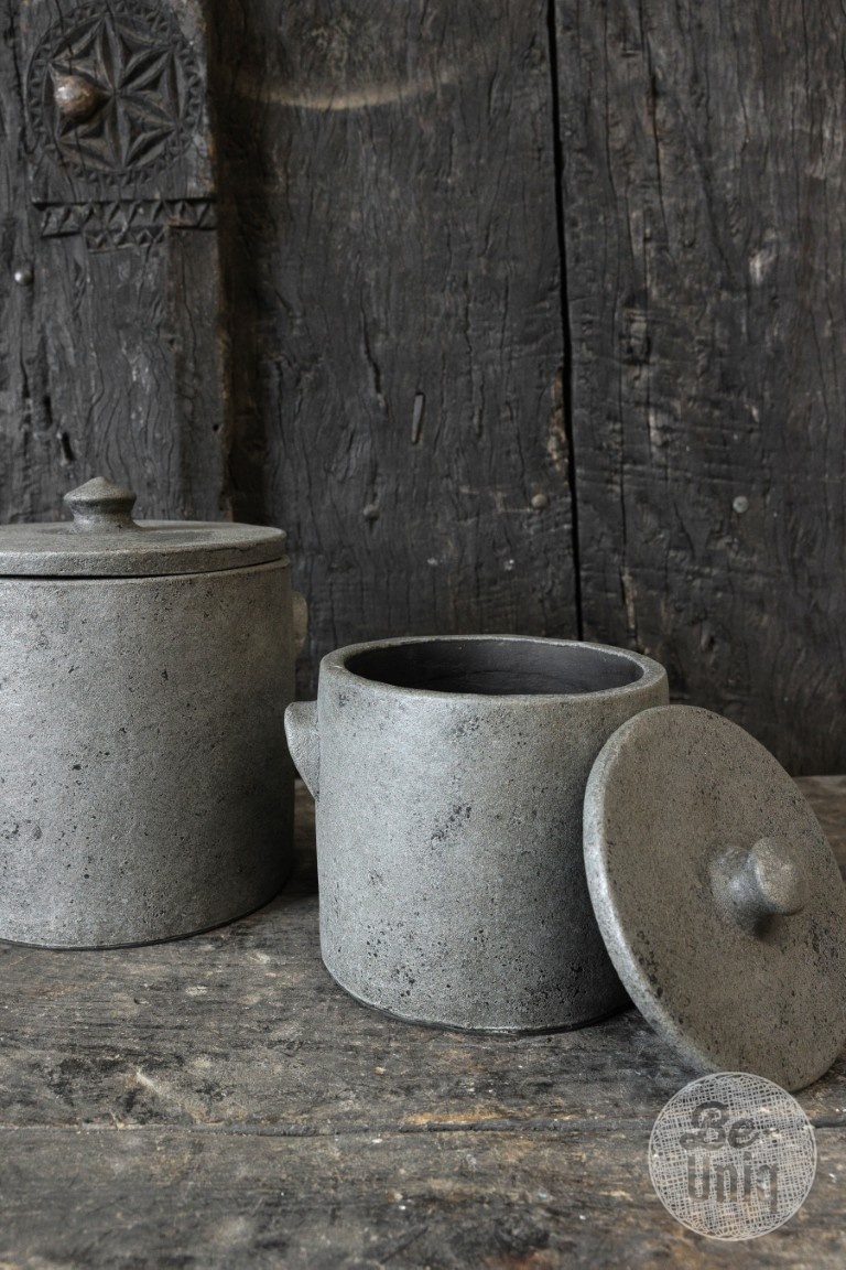 Be-Uniq Pot | Set van 2 | Large | Elephant Collection | H25 x D22 cm