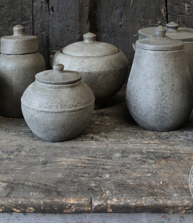 Be-Uniq Pot | Set van 2 | Large | Elephant Collection | H25 x D22 cm