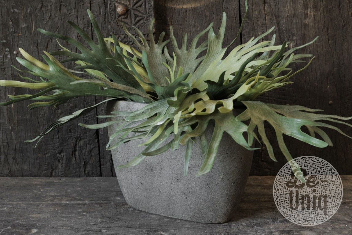 Be-Uniq Pot | Set van 2 | 003 | Elephant Collection | H30 x B44 x D16 cm