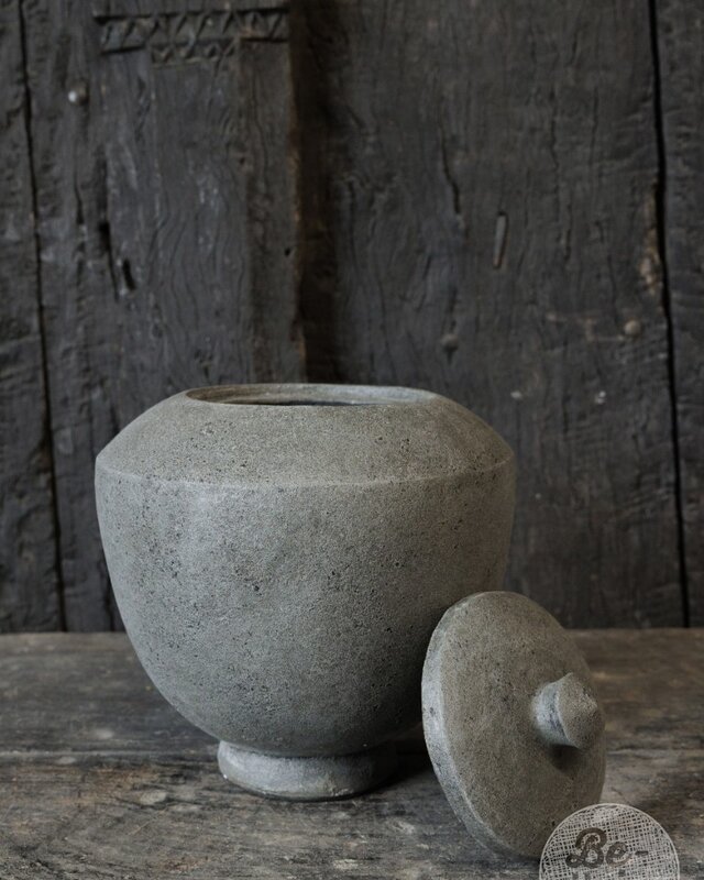 Be-Uniq Pot | Set Van 2 | Large | 005 | Elephant Collection | H25 x D23 cm