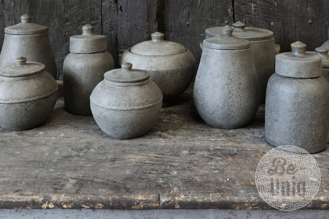 Be-Uniq Pot | Set Van 2 | Large | 005 | Elephant Collection | H25 x D23 cm