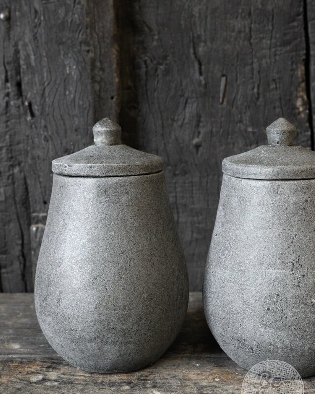 Be-Uniq Pot | Set Van 2 | 006 | Elephant Collection | H26 x D16 cm