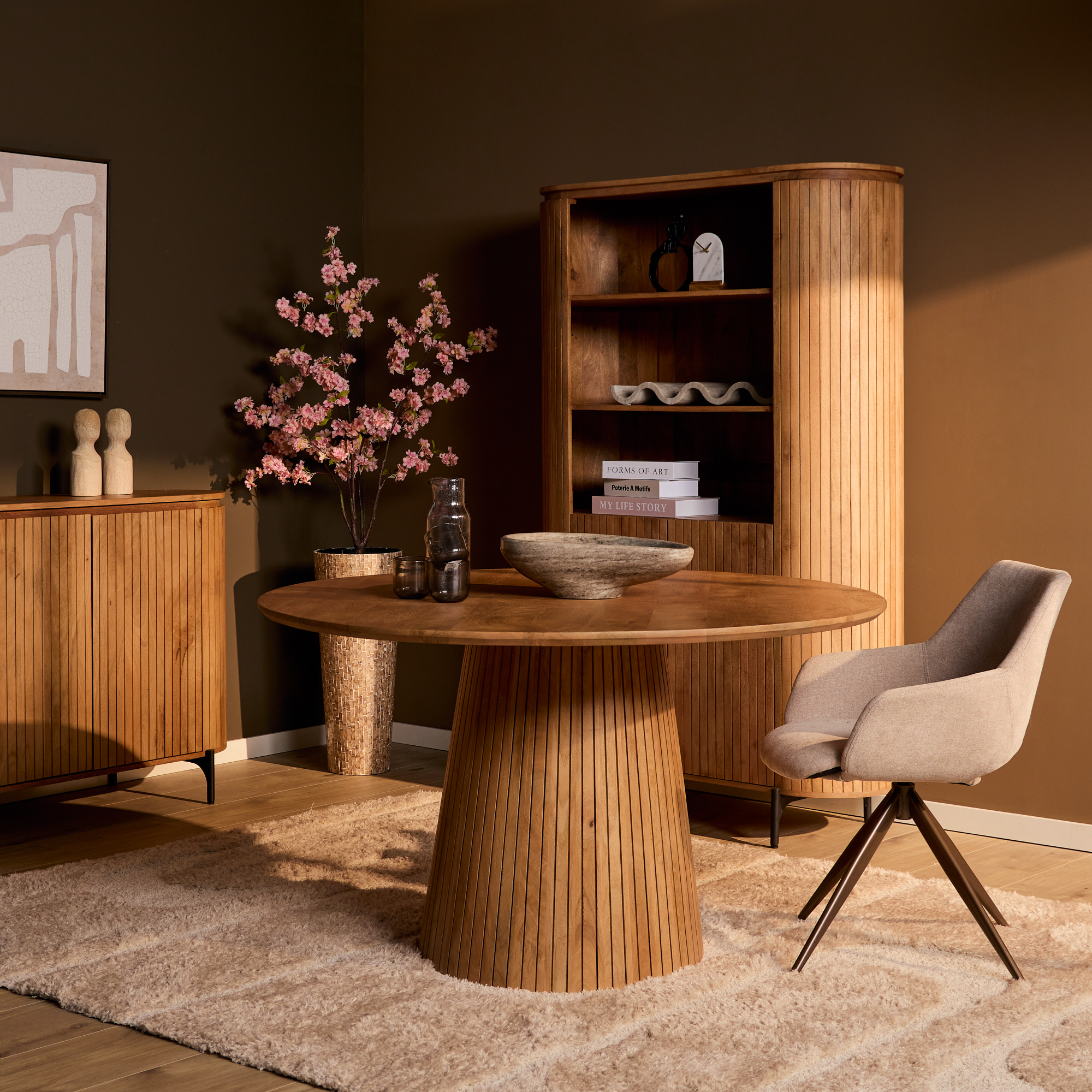 Starfurn Eettafel Solana | 130 cm | Naturel