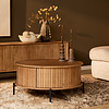 Salontafel Madison Naturel | 80 cm | Rond